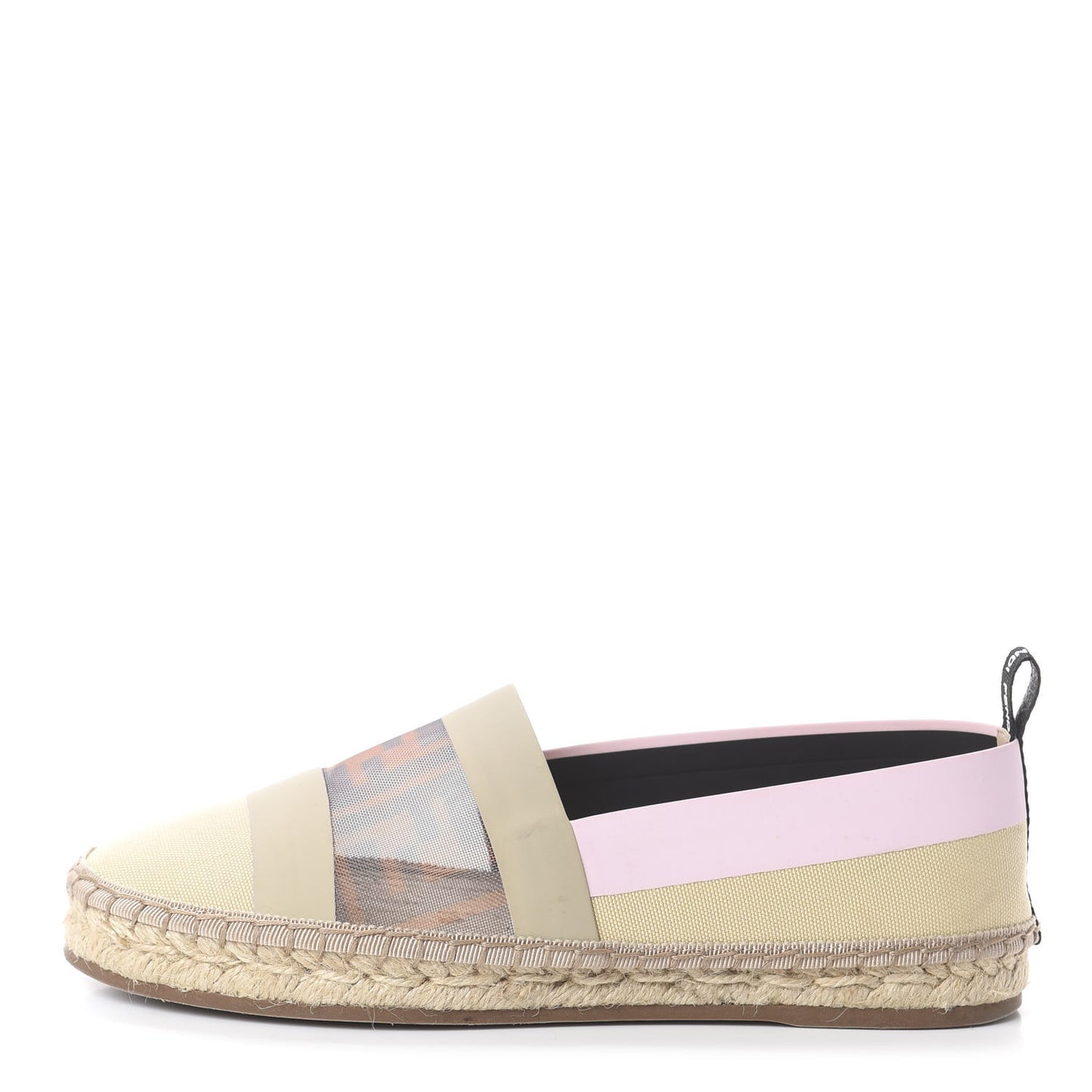 Canvas Mesh FF Colibri Espadrilles 36 Beige Tobacco Moro Lilac
