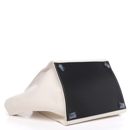 Celine Cotton Canvas Medium Phantom Luggage White 4 of 11
