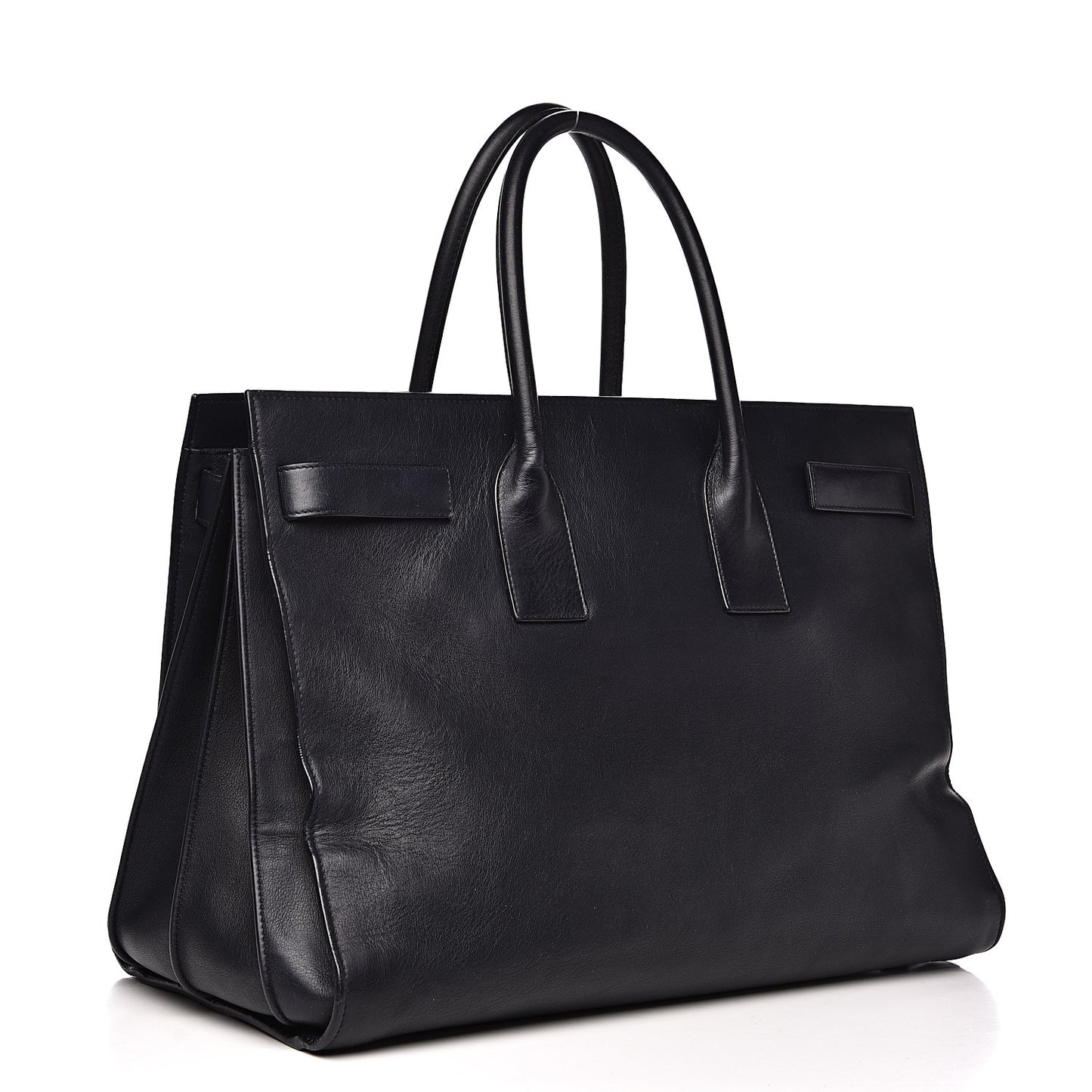 Calfskin Large Sac De Jour Carryall Navy Blue
