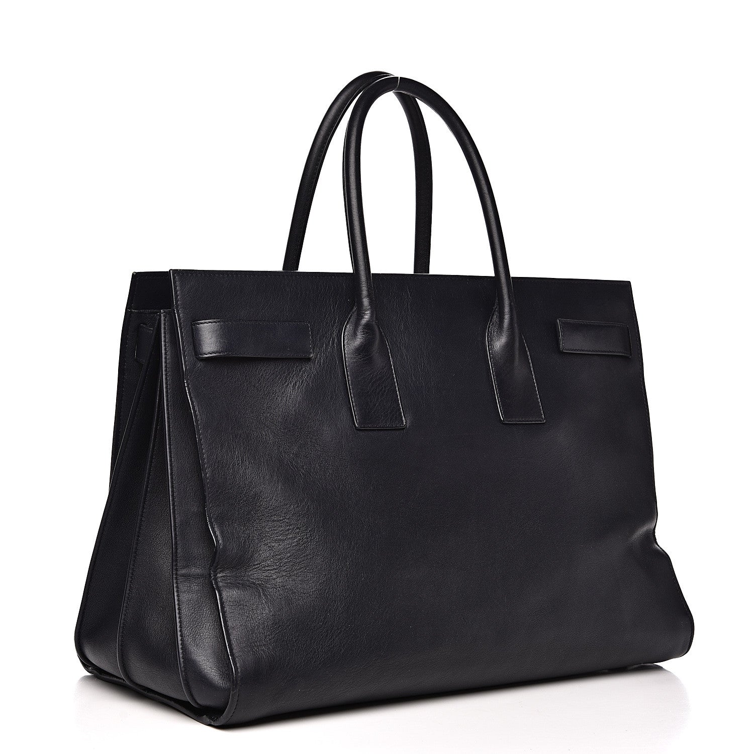 Saint Laurent Calfskin Large Sac De Jour Carryall Navy Blue 2 of 18