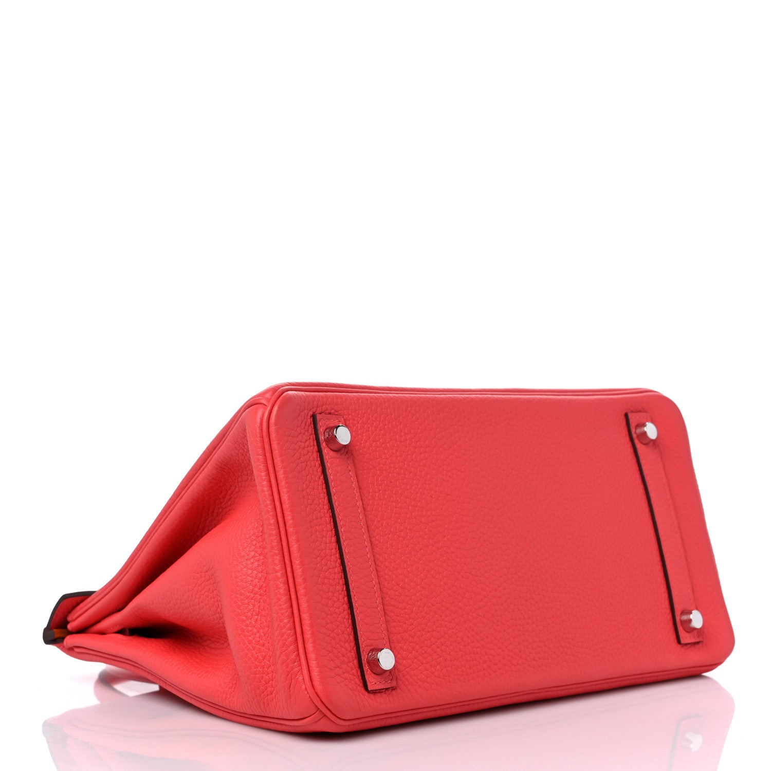 Hermes Togo Verso Birkin 30 Rose Texas Orange 4 of 10