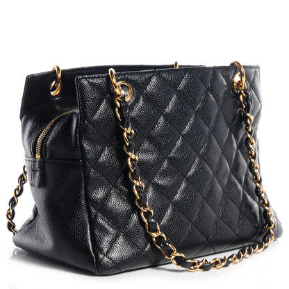 Chanel Caviar Quilted Petit Timeless Tote PTT Black 3 of 7