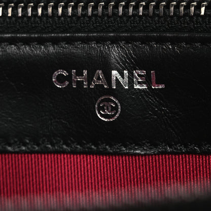 Chanel Aged Calfskin Quilted Small Gabrielle Clutch With Chain Black 8 of 15