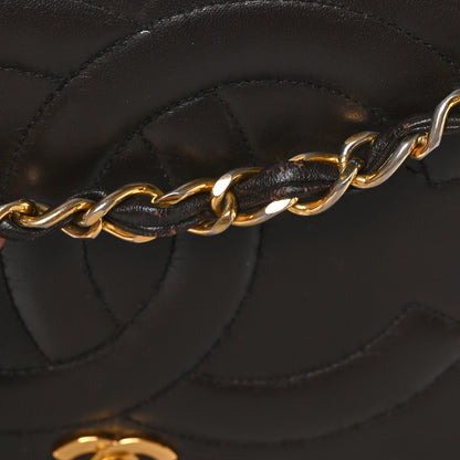 Chanel Lambskin Quilted CC Maxi Jumbo Single Flap Brown 15 of 16