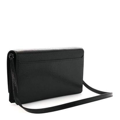 Hermes Chamkila Goatskin Medor To Go Wallet Black 3 of 12