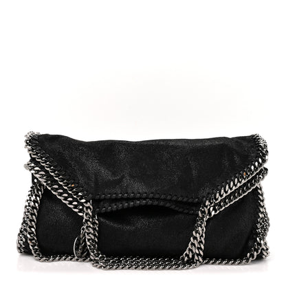 Stella McCartney Shaggy Deer Falabella Fold Over Tote Black 1 of 9