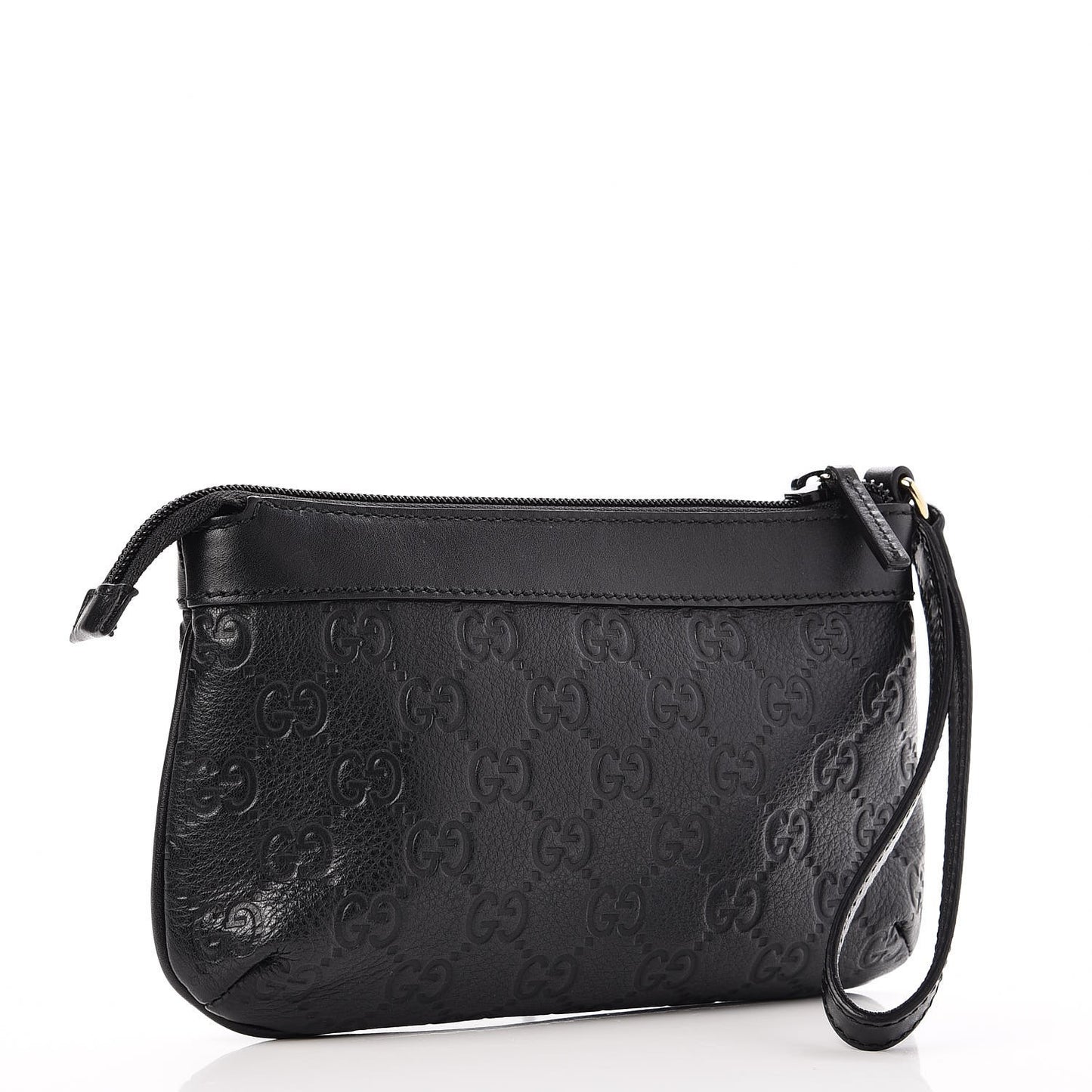 Guccissima Wristlet Black