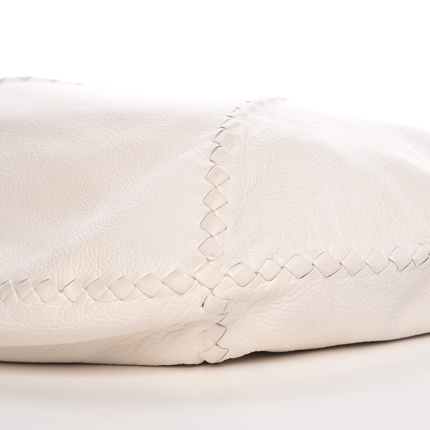 Bottega Veneta Cervo Deerskin Large Hobo Bianco White 10 of 16