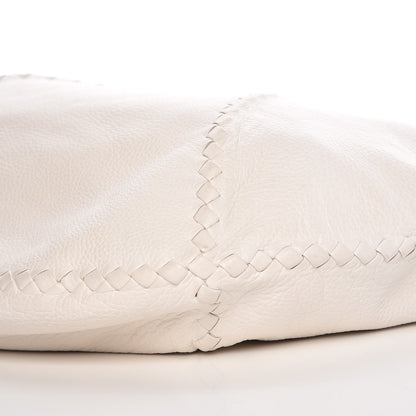 Bottega Veneta Cervo Deerskin Large Hobo Bianco White 10 of 16