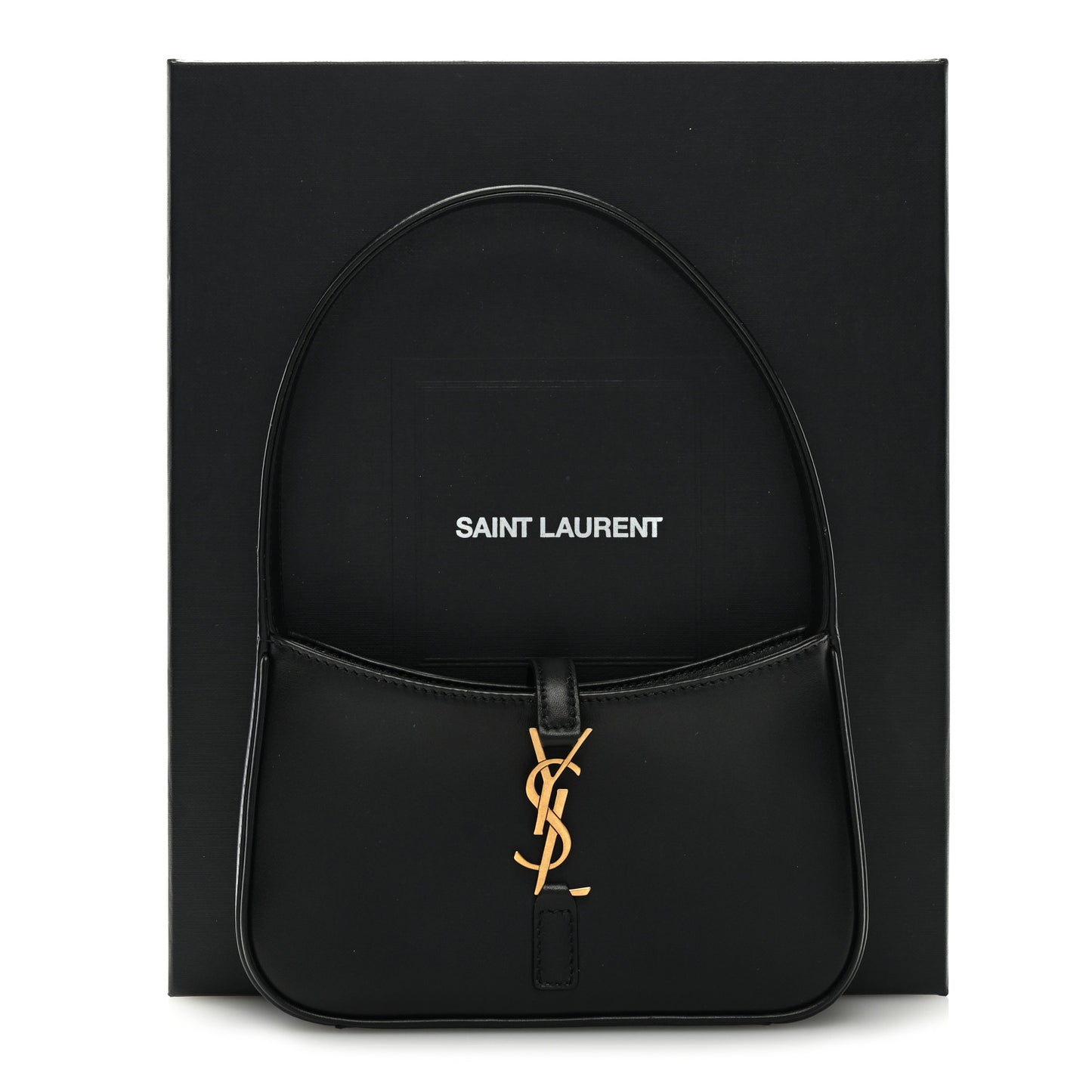 Smooth Calfskin Le 5 A 7 Mini Hobo Black
