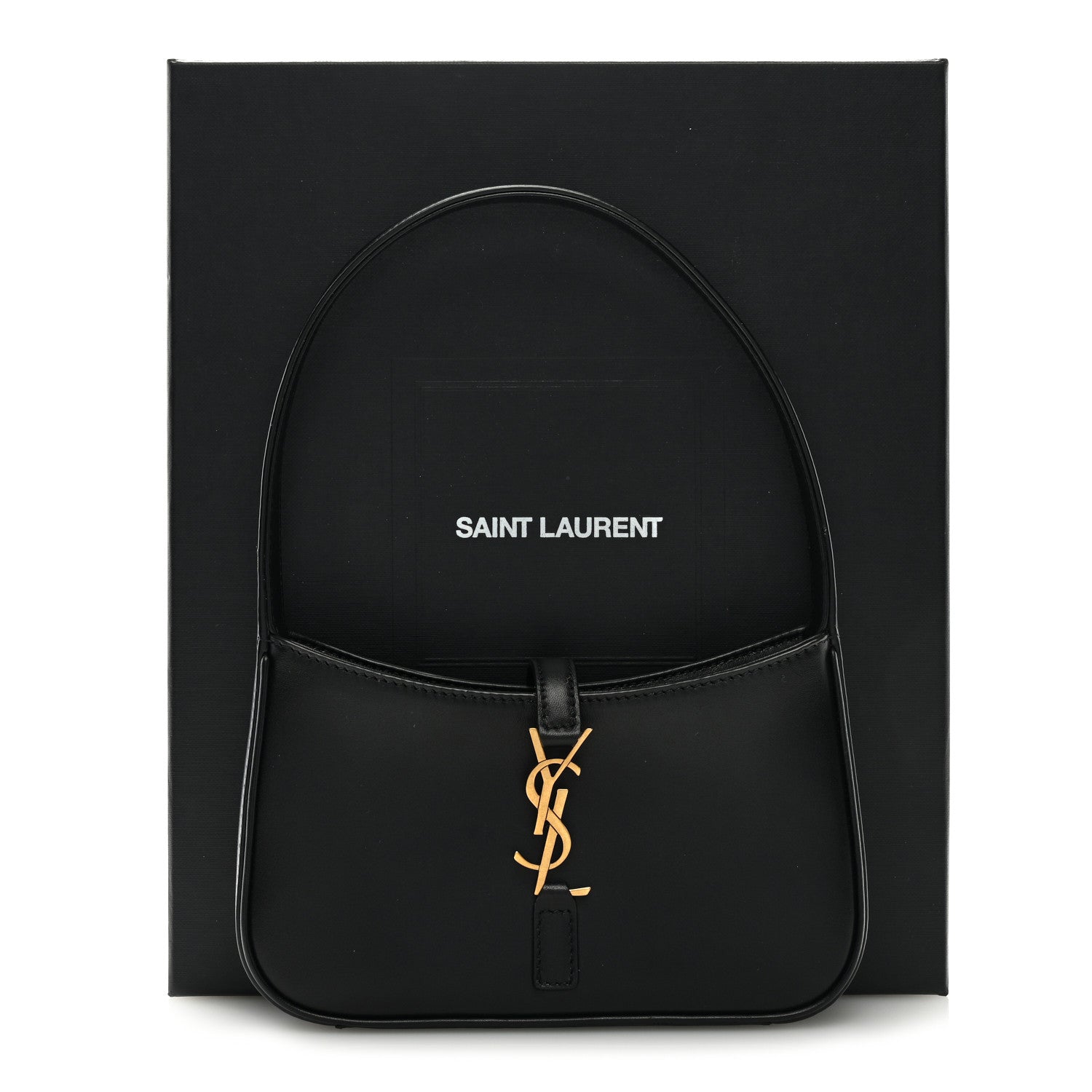 Saint Laurent Smooth Calfskin Le 5 A 7 Mini Hobo Black 10 of 10