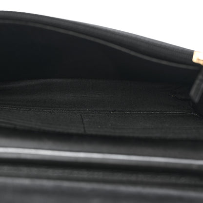 Chanel Lambskin Reversed Chevron Quilted Flap Black 5 of 11