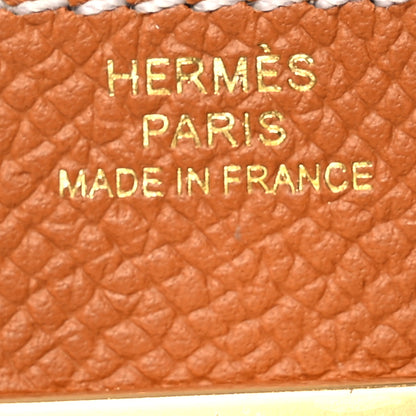 Hermes Epsom Kelly Wallet To Go Gold 7 of 14