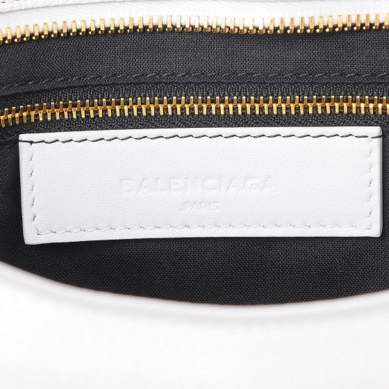 Balenciaga Chevre Gold Metallic Edge Hardware City White 6 of 7