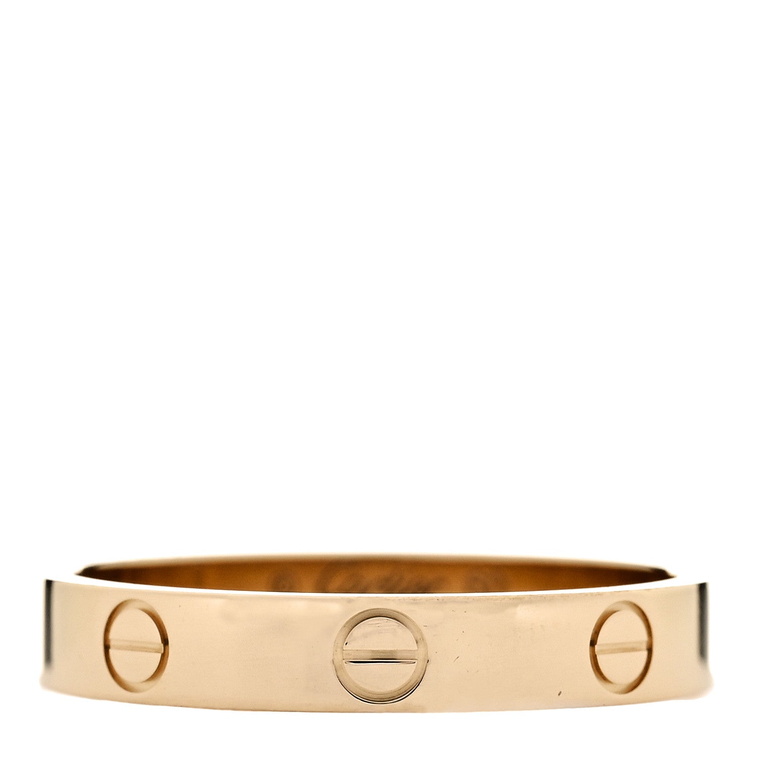 Cartier 18K Yellow Gold 3.5mm LOVE Wedding Band Ring 60 9.25 1 of 5