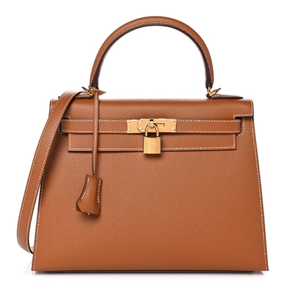 Hermes Epsom Kelly Sellier 28 Gold 1 of 36