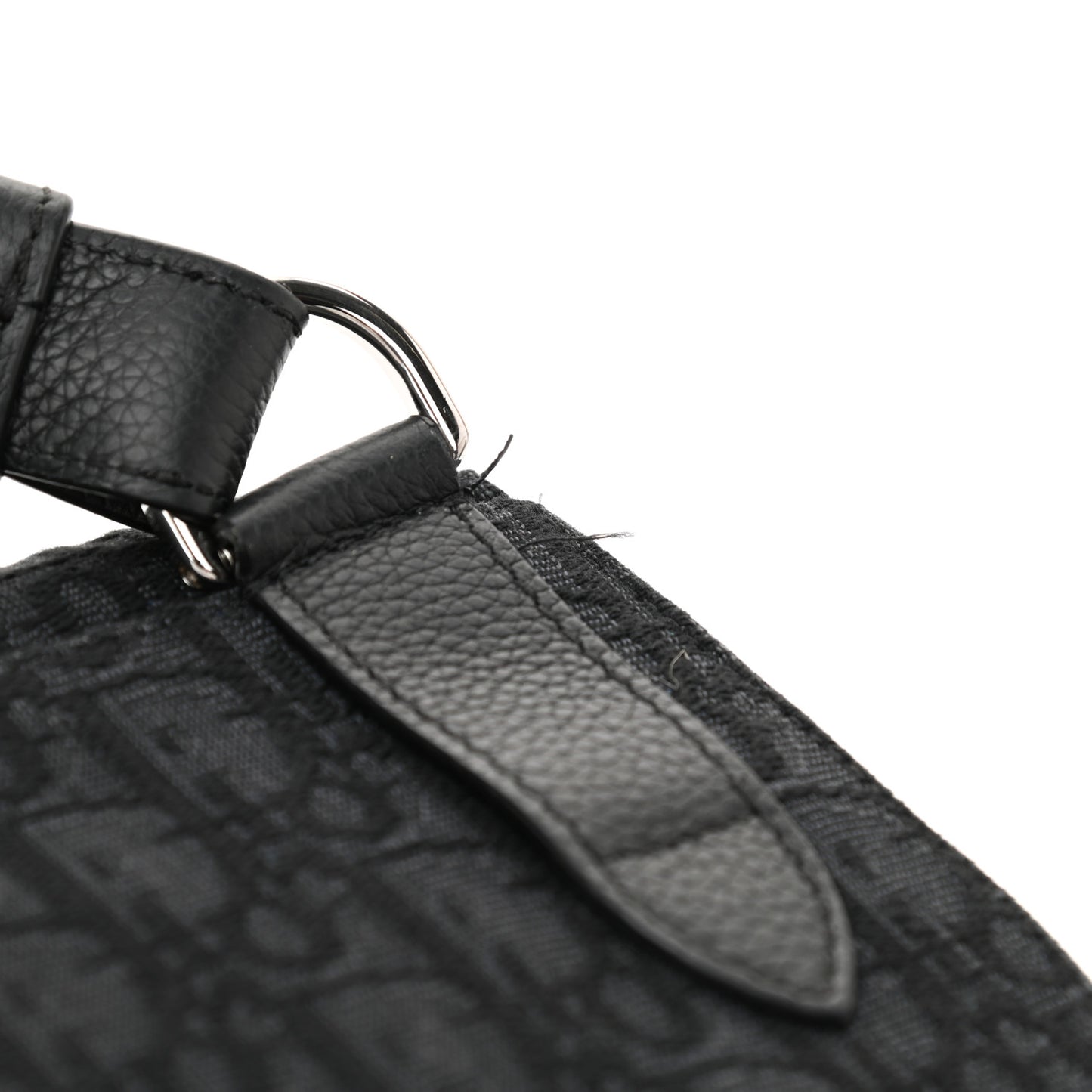 Oblique Saddle Messenger Pouch Blue Black