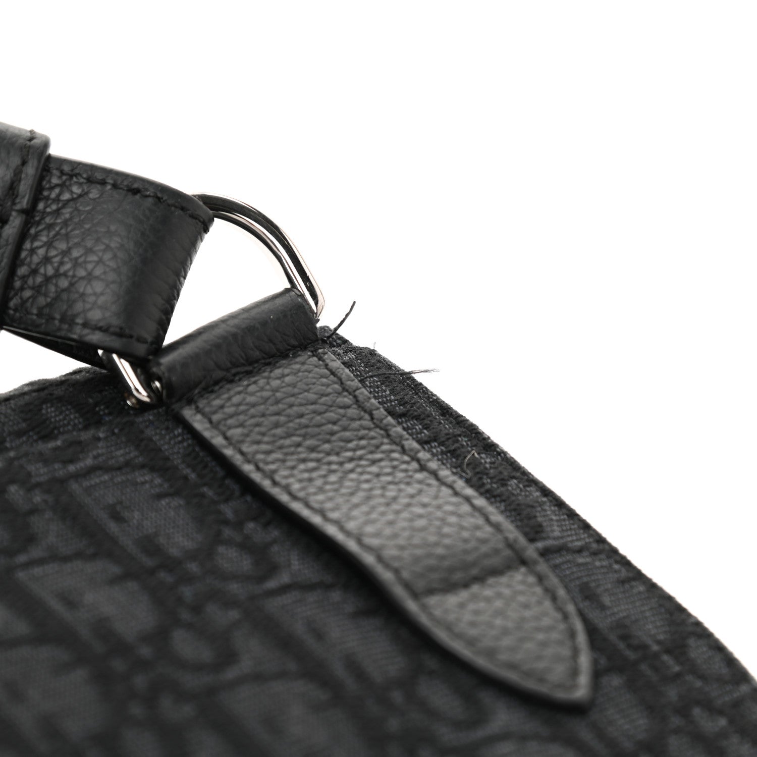 Christian Dior Oblique Saddle Messenger Pouch Blue Black 9 of 9