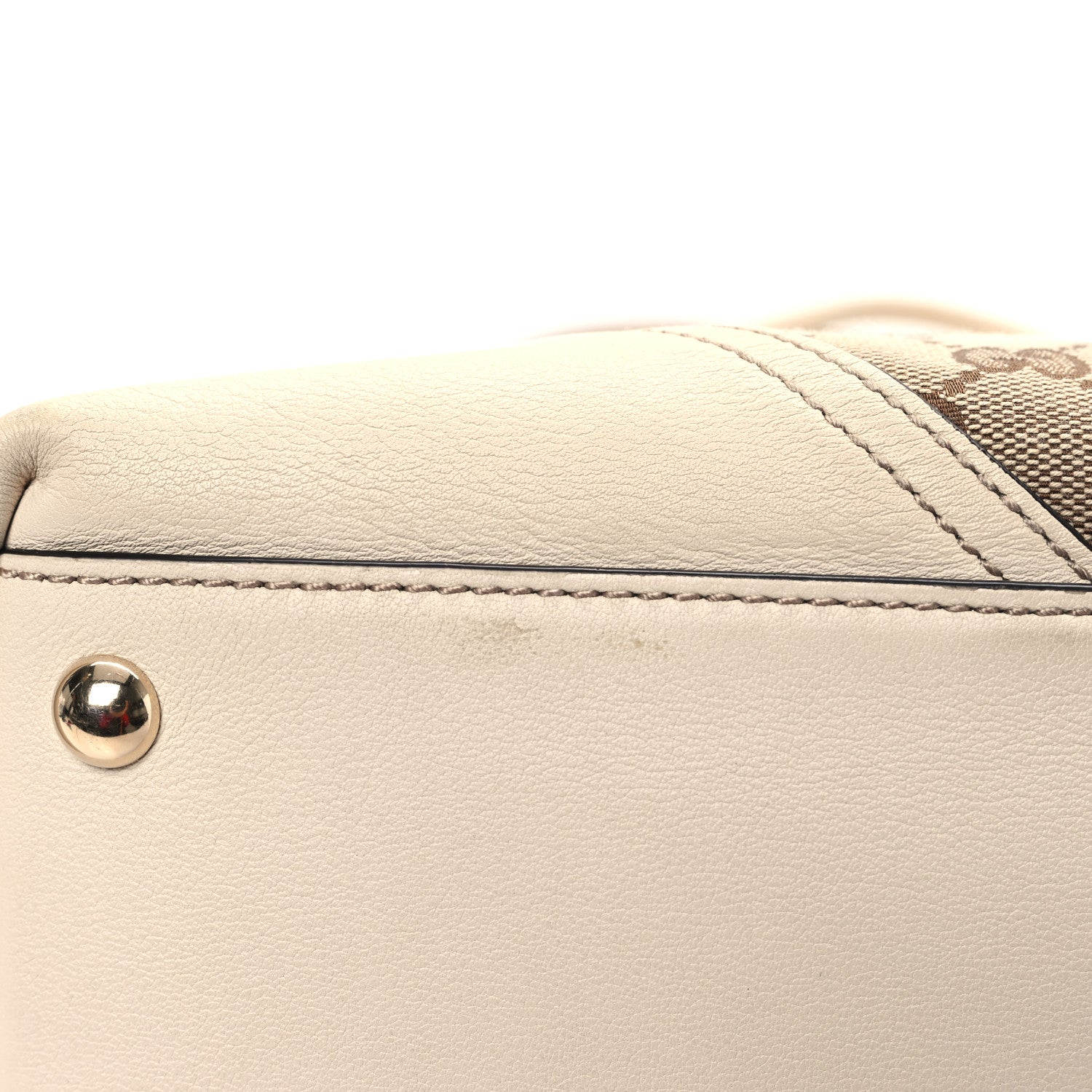 Gucci Monogram Medium New Britt Tote Off White 11 of 12