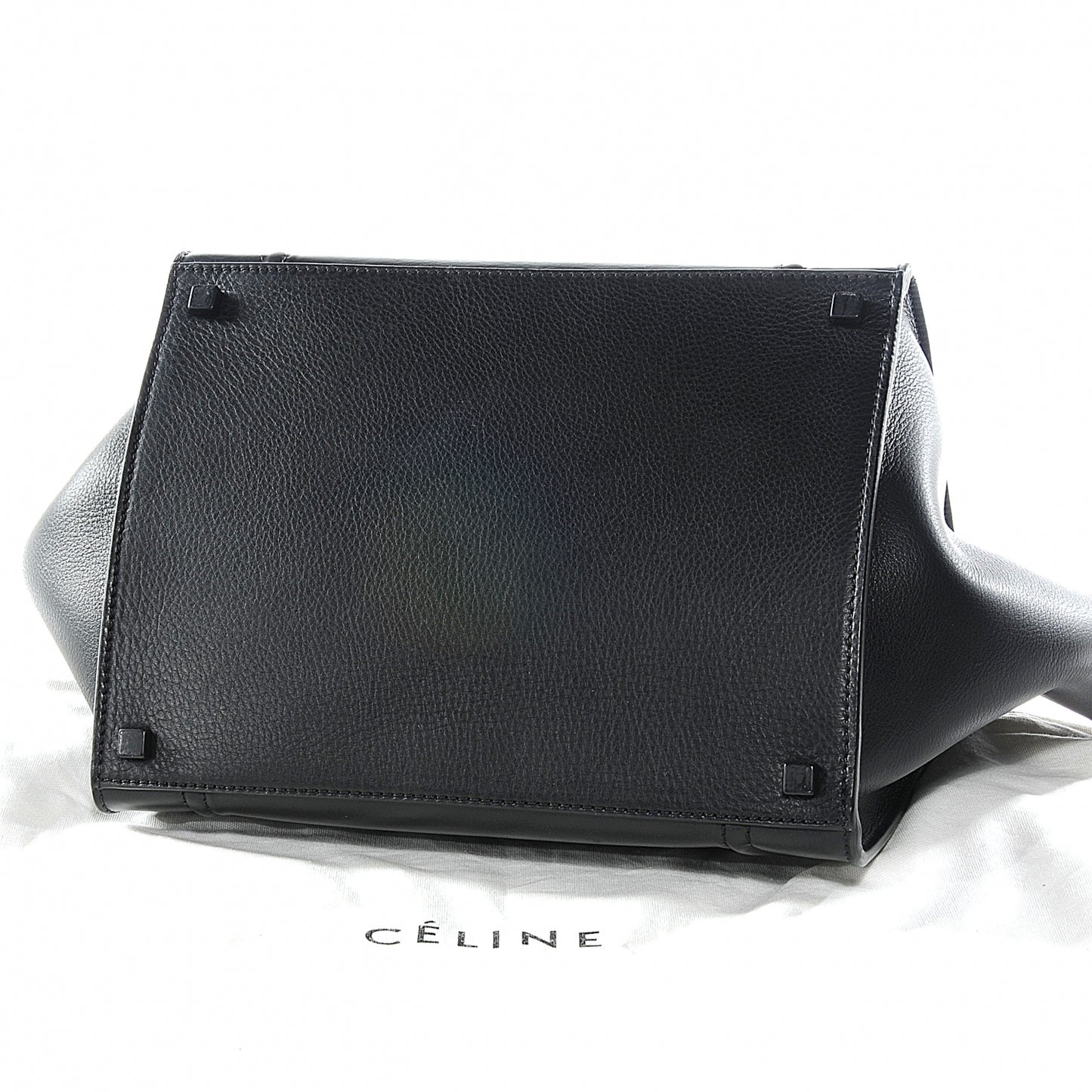Supple Calfskin Medium Phantom Luggage Black