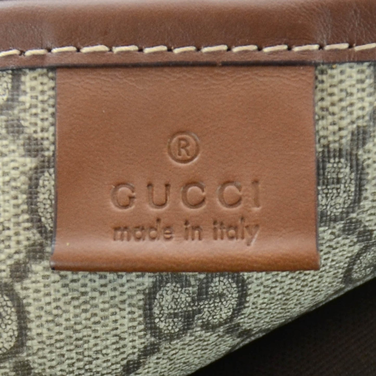 GG Plus Monogram Medium Signature Web Loop Tote Light Brown