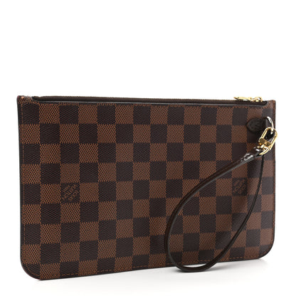 Louis Vuitton Damier Ebene Neverfull MM GM Pochette 3 of 14