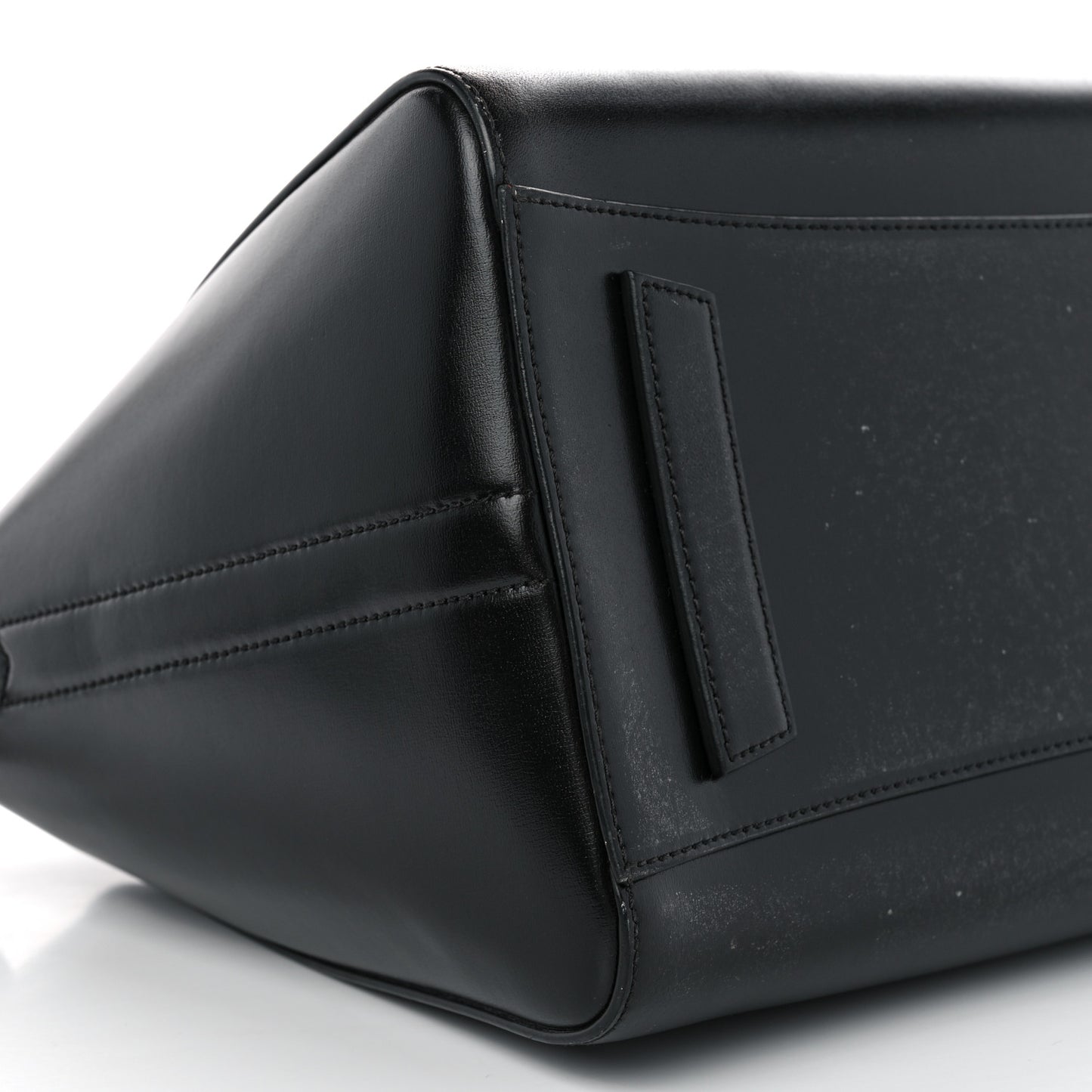 Shiny Lord Calfskin Large Antigona Black