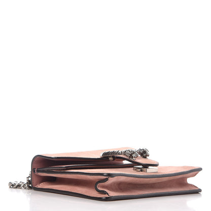 Gucci Suede Mini Dionysus Shoulder Bag Pink 4 of 15