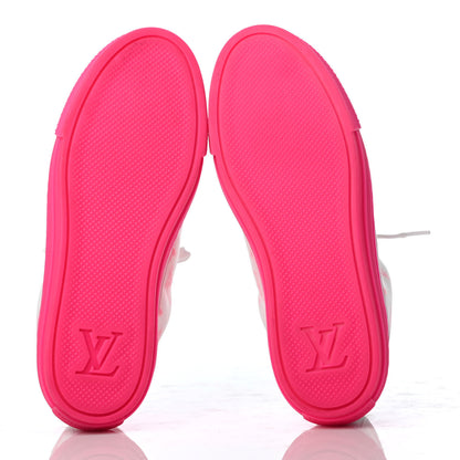 Louis Vuitton Technical Fabric Monogram Stellar Sneakers 35.5 Rose Pop 5 of 8