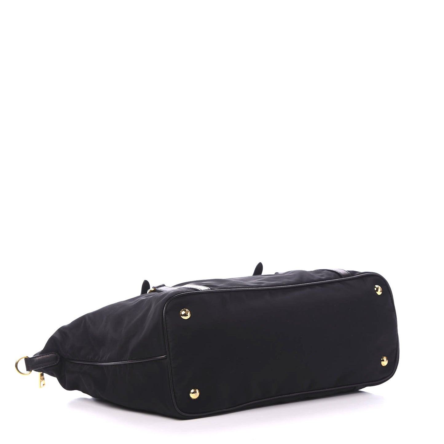 Tessuto Nylon Saffiano Tote Black
