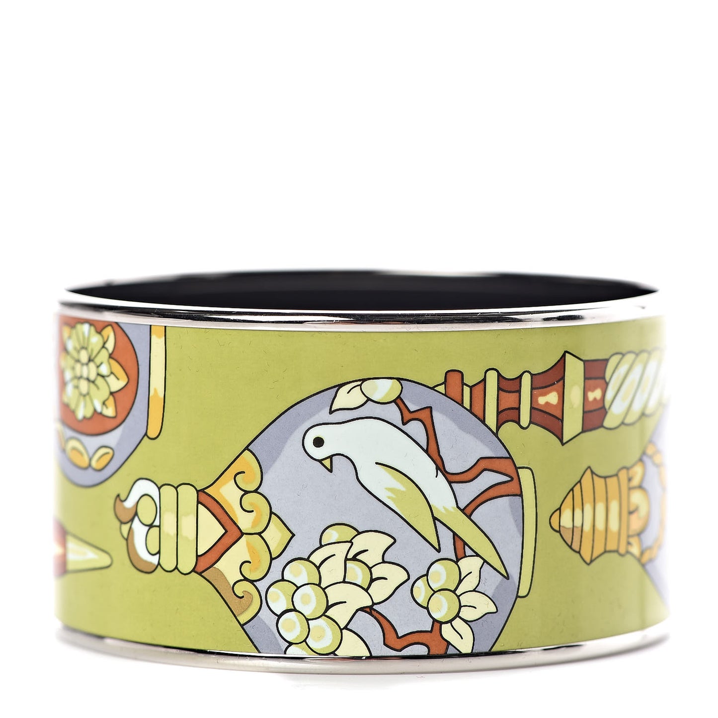 Enamel Printed Flacons Extra Wide Bracelet 65