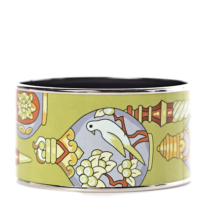 Hermes Enamel Printed Flacons Extra Wide Bracelet 65 1 of 5