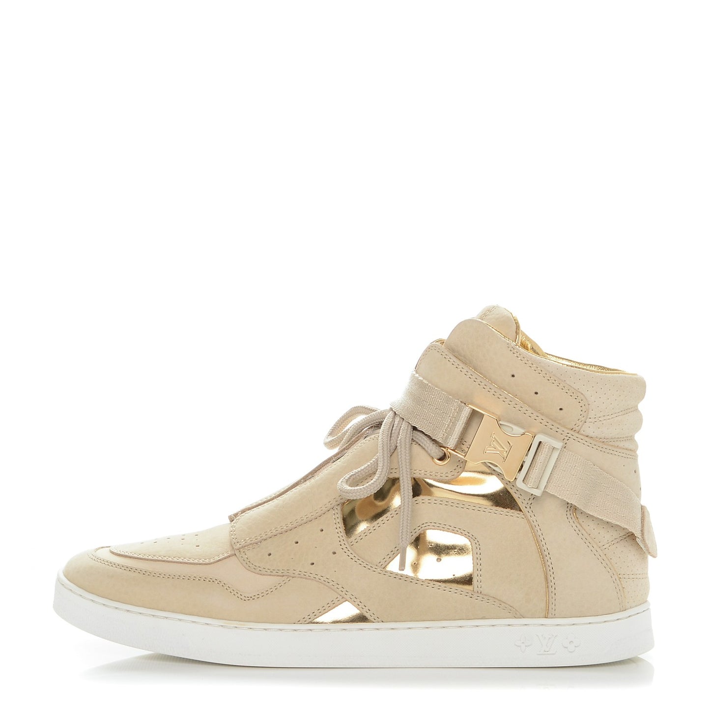Suede Calfskin Slipstream Sneaker Boot 38.5 Ecru