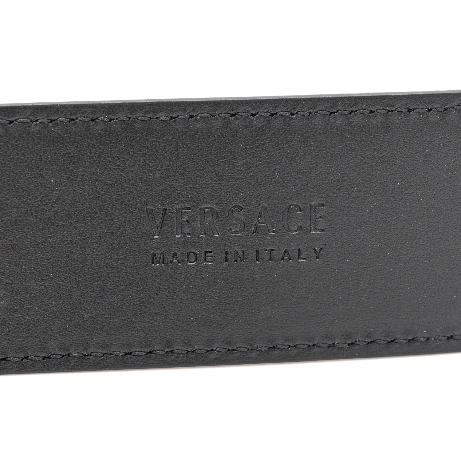 Versace Calfskin Palazzo Medusa Belt 70 28 Black 5 of 8