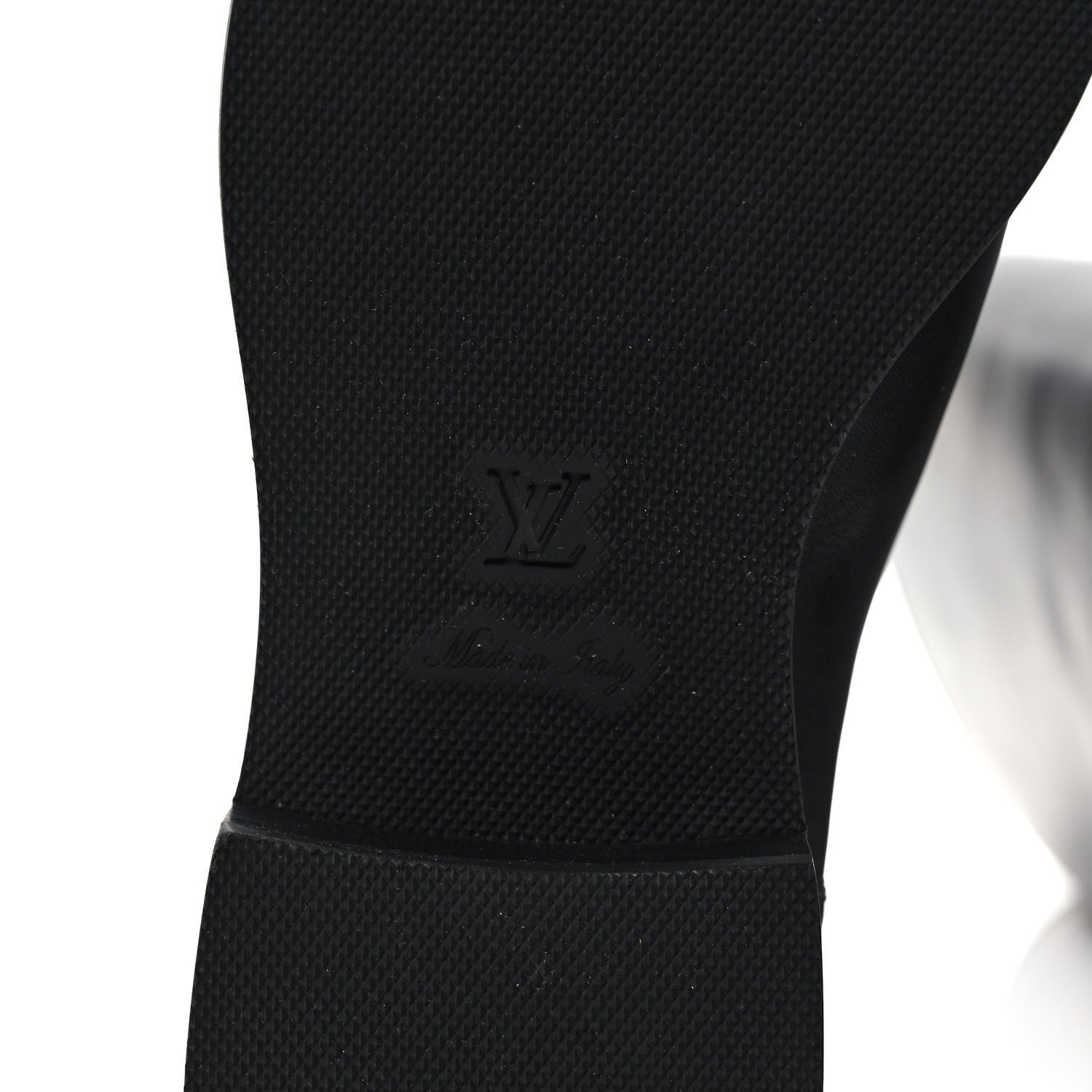Louis Vuitton Calfskin Overdrive Flat High Boots 40 Black 6 of 8