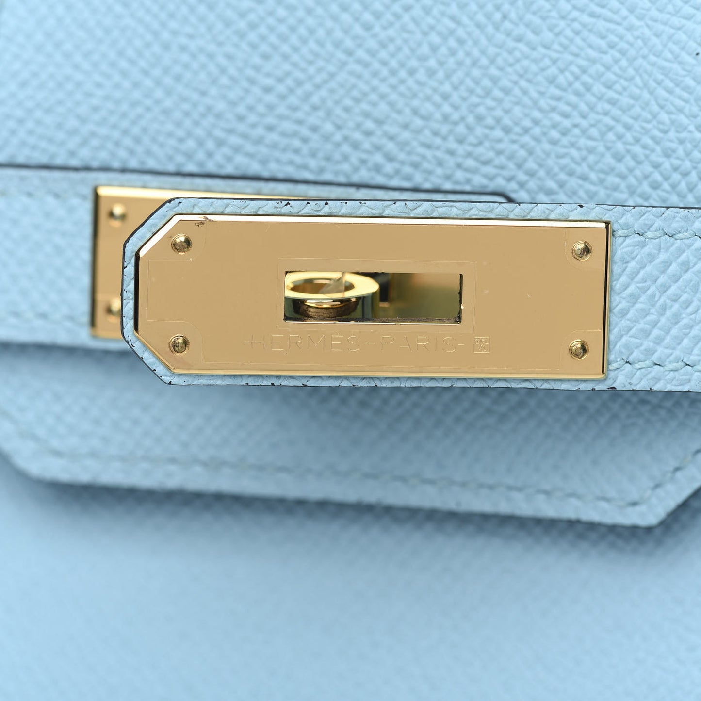 Epsom Birkin 30 Bleu Atoll