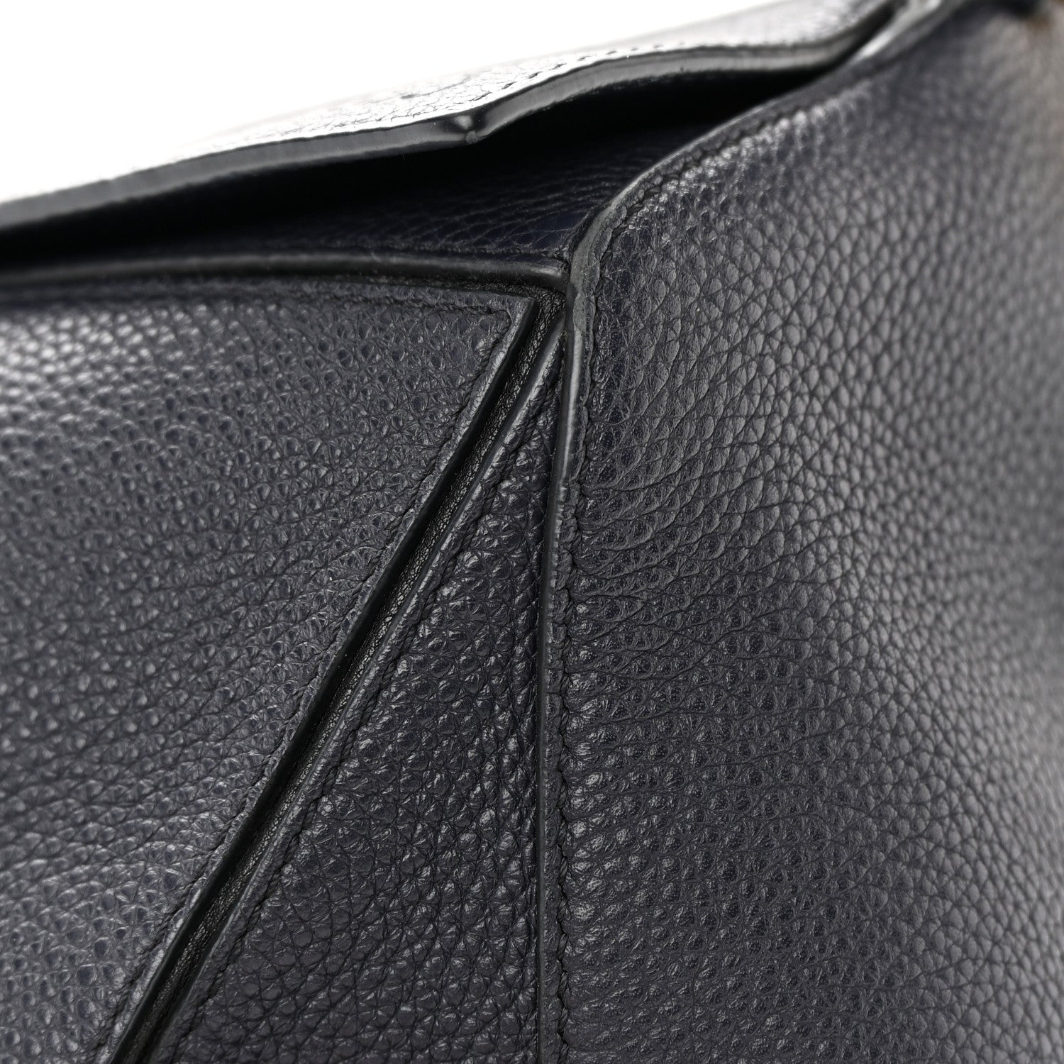 Loewe Calfskin Medium Puzzle Bag Midnight Blue Black 21 of 22