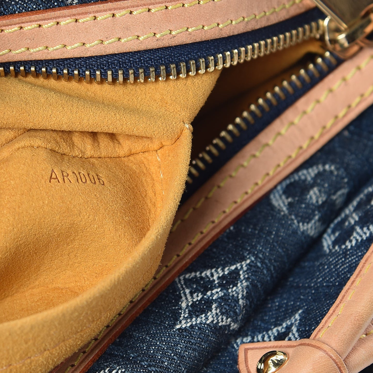 Denim Raye Porte Epaule MM