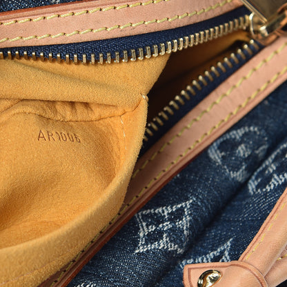 Louis Vuitton Denim Raye Porte Epaule MM 8 of 17