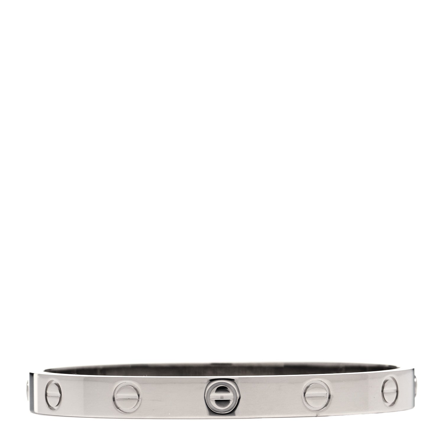 Cartier 18K White Gold LOVE Bracelet 16 3 of 4
