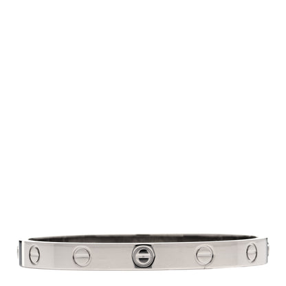 Cartier 18K White Gold LOVE Bracelet 16 3 of 4