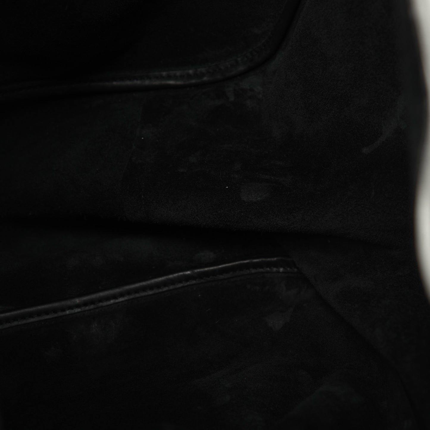 Calfskin XL Ruched Tote Black