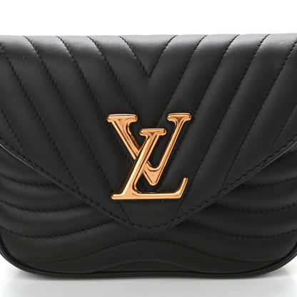 Louis Vuitton Calfskin New Wave Multi Pochette Black 7 of 11