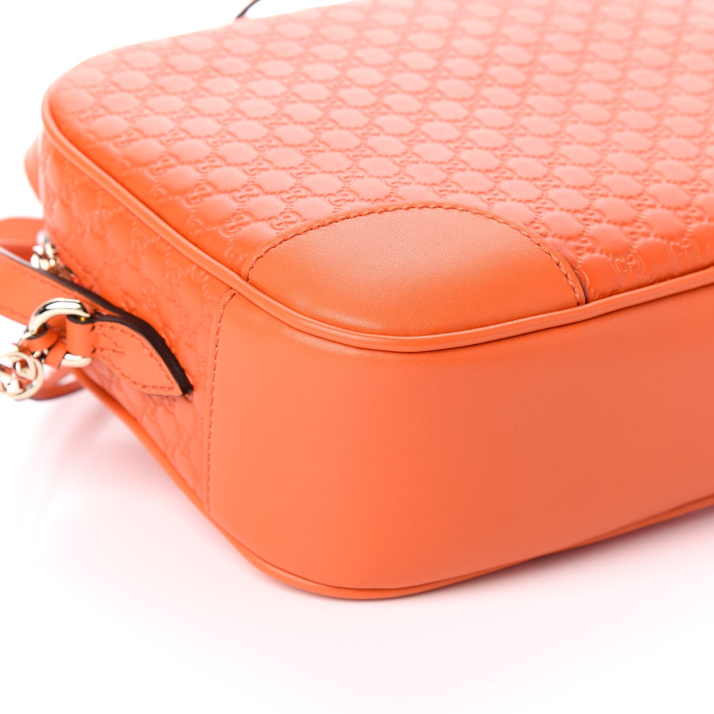 Soft Microguccissima Mini Bree Messenger Bag Sun Orange
