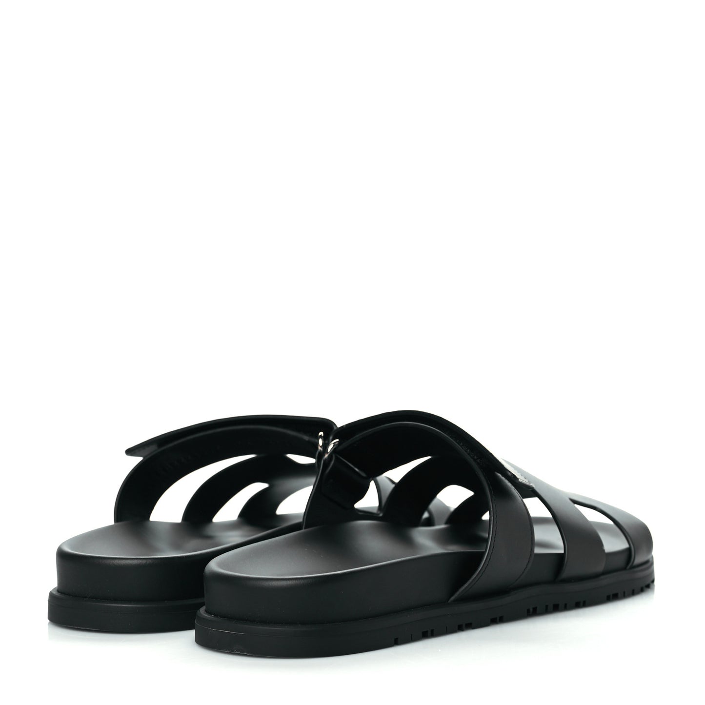 Calfskin Womens Chypre Sandals 42 Black