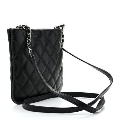 Chanel Calfskin Quilted Crossbody Bag Black 3 of 10