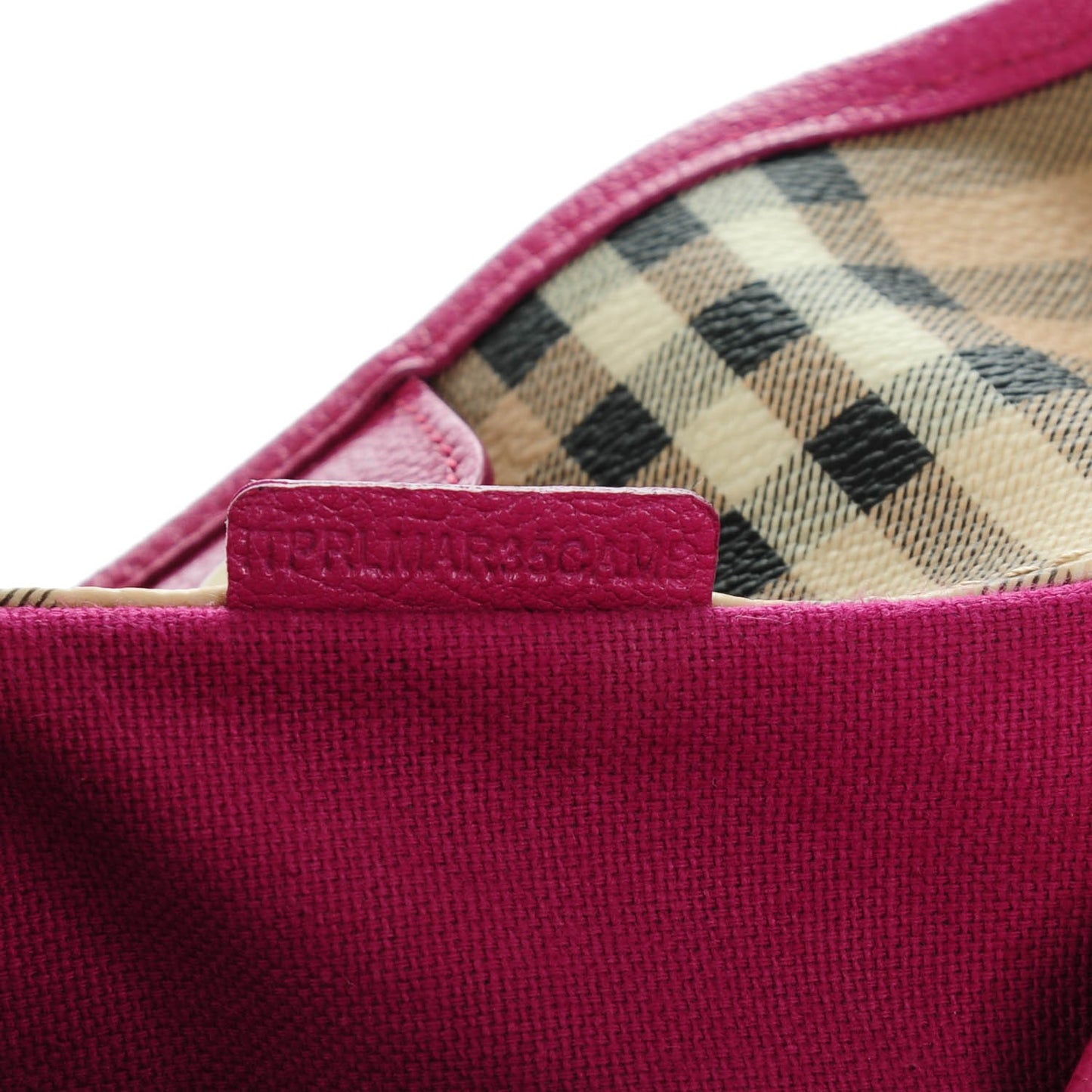 Haymarket Check Large Canterbury Tote Magenta
