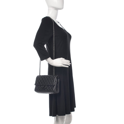 Chanel Aged Calfskin Quilted 2.55 Reissue 225 Flap So Black 2 of 13