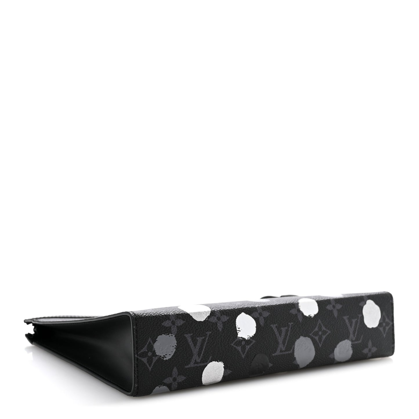 LV X YK Monogram Eclipse Dots Pochette Voyage MM Black