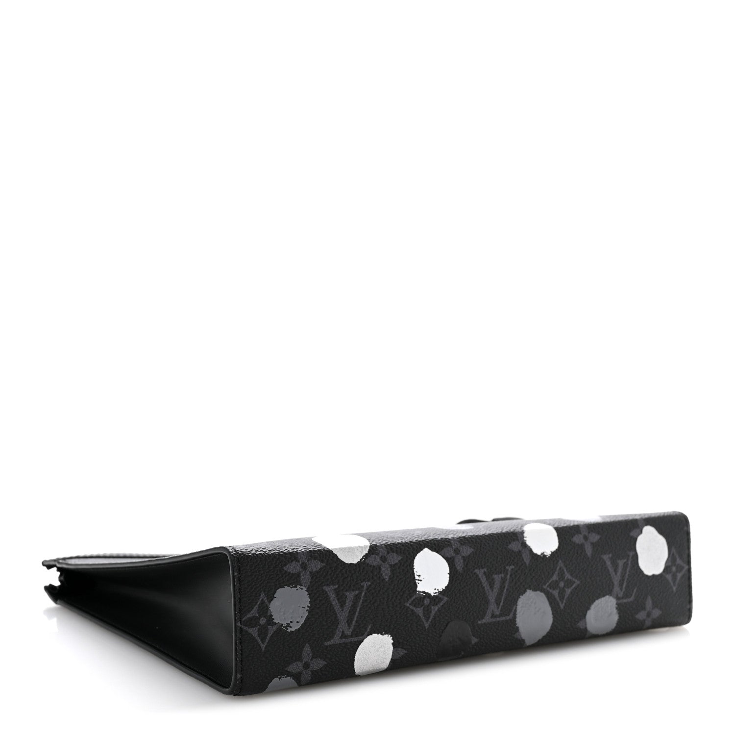 Louis Vuitton LV X YK Monogram Eclipse Dots Pochette Voyage MM Black 4 of 9